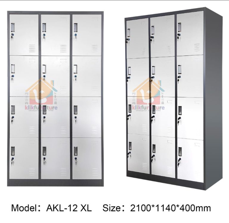 Lemari Loker Locker Cabinet 12 Pintu Full Besi AKL 12 Official Pusat